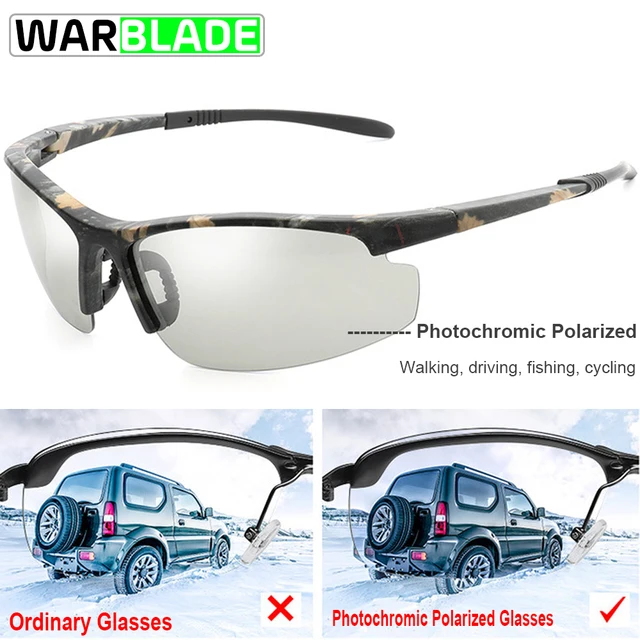 US $4.91 2018 Hot Driving Polarized Photochromic Sunglasses Men Chameleon Glasses Women Sunglasses Drivers  