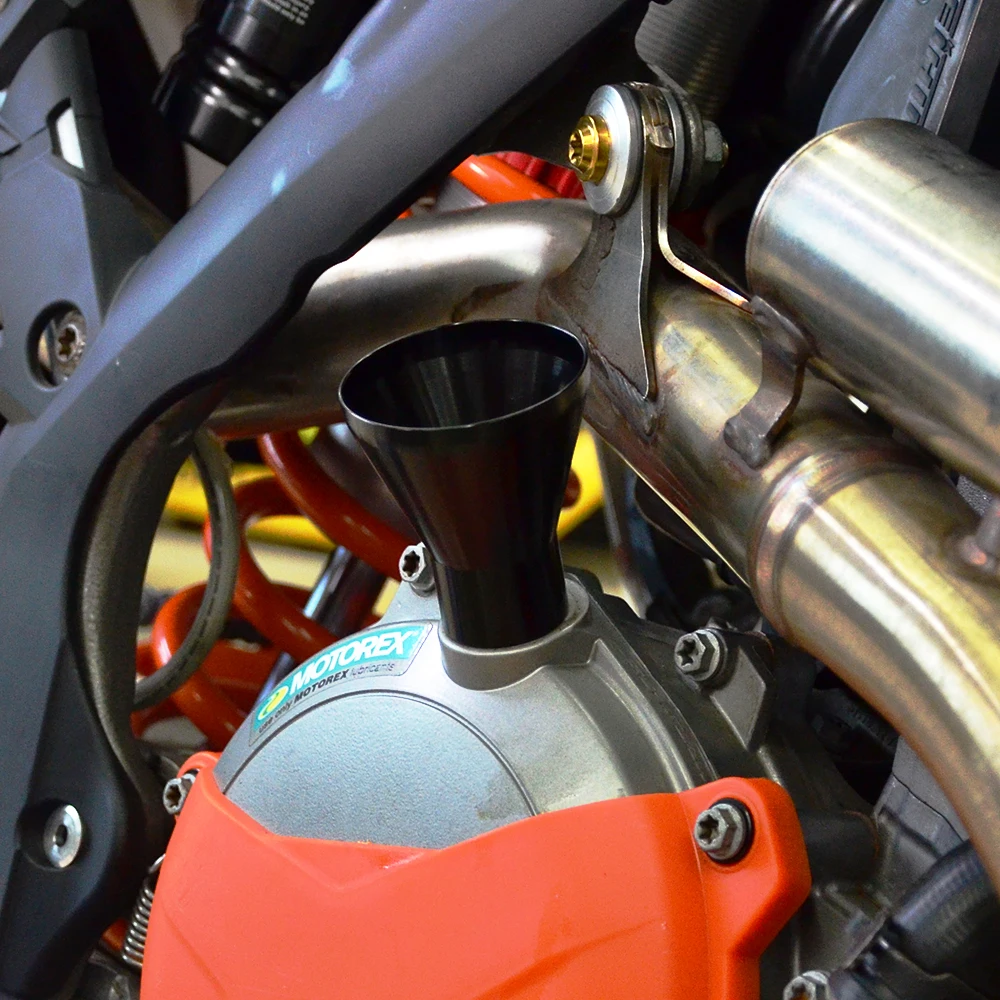 H2CNC Oil Refueling Filler Funnel Tricks Fill For Husqvarna TE FE TC FC TX FX FS 65 85 125 150 200 250 300 350 390 400 450 501