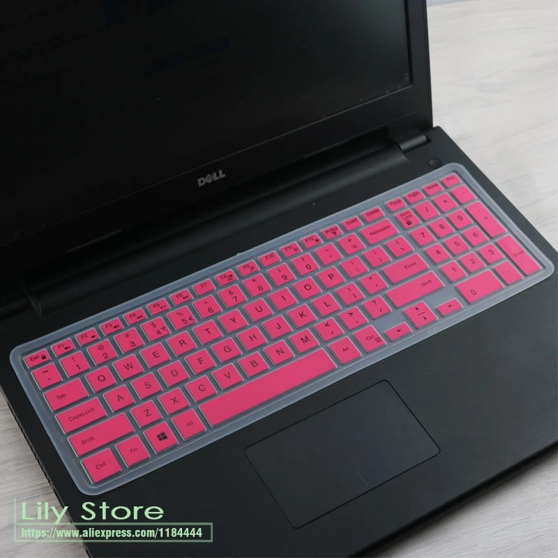 Силиконовый чехол для нового Alienware M15 M17 версия i5-8300H i7-8750H игрового ноутбука 15 17 дюймов ноутбук Клавиатура Защитная крышка - Цвет: pink