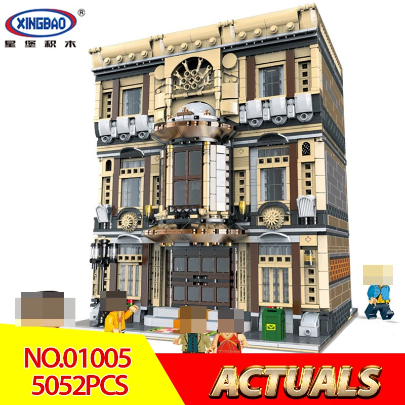 

XingBao 01005 Blocks 5052Pcs Genuine Creative MOC City Series The Maritime Museum Set Building Blocks Bricks Toys Model Gifts