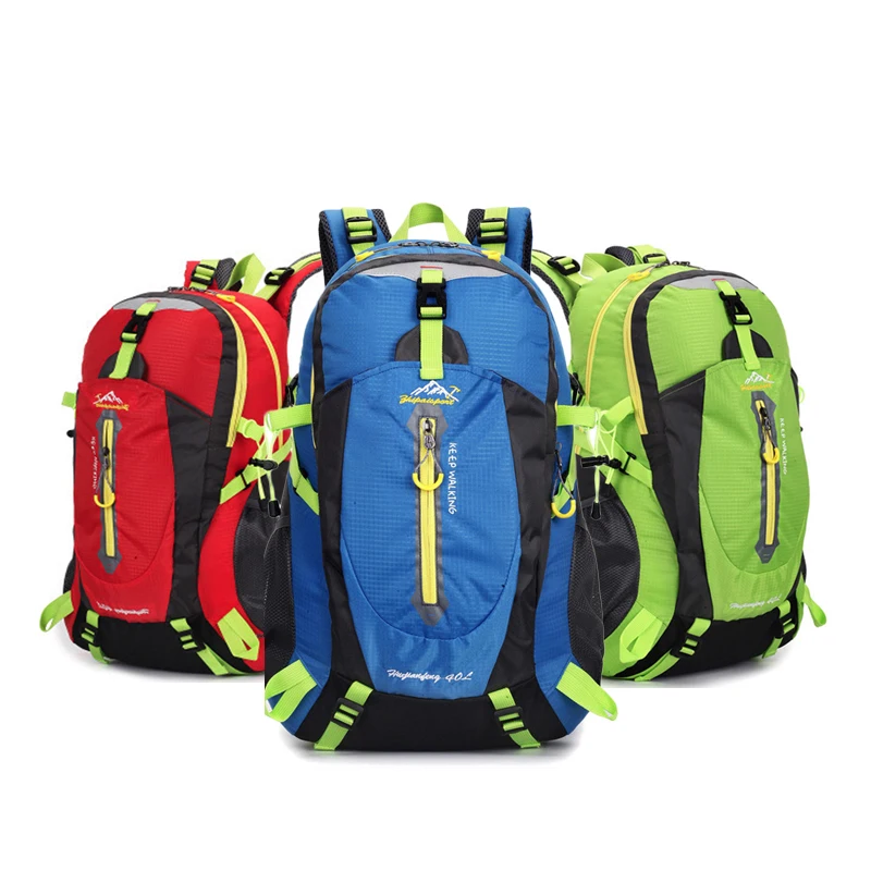 

40L Waterproof Tactical Backpack Hiking Bag Cycling Climbing Rucksack Laptop Backpack Travel Outdoor Bag Men Women Sports Bag