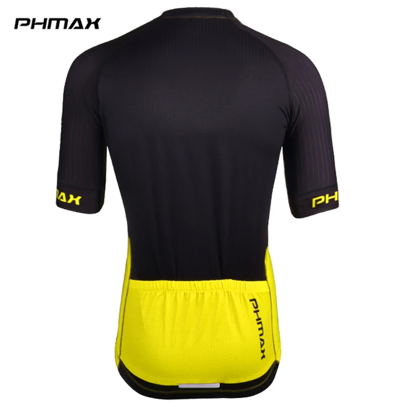 PHMAX High Elasticity Cycling Jersey With Italy Silicon Grippers Short Sleeve MTB Bike Cycling Clothing Racing Bicycle Clothes