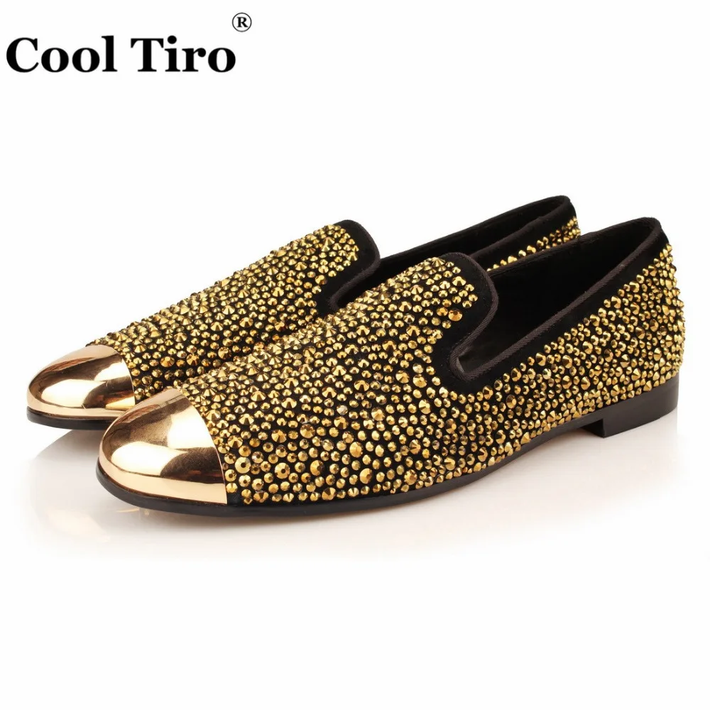 Gold Strass Loafers (3)