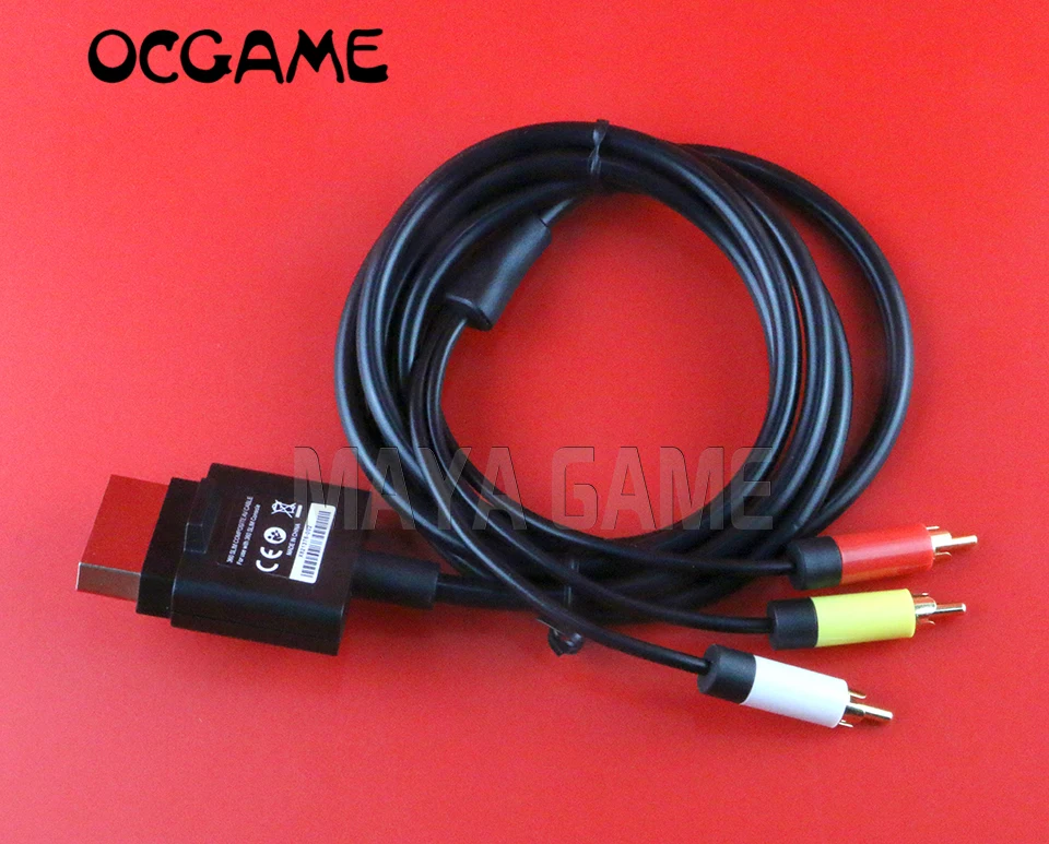  OCGAME 12 pz/lotto Alta qualità HD Componente TV Composito Audio Video Cavo AV per Xbox 360 xbox 36