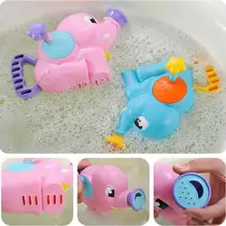 Детская душевая Ванна игрушки милый слон полив горшок игрушки Детский кран для купания вода распылительный инструмент колеса Тип даблинга