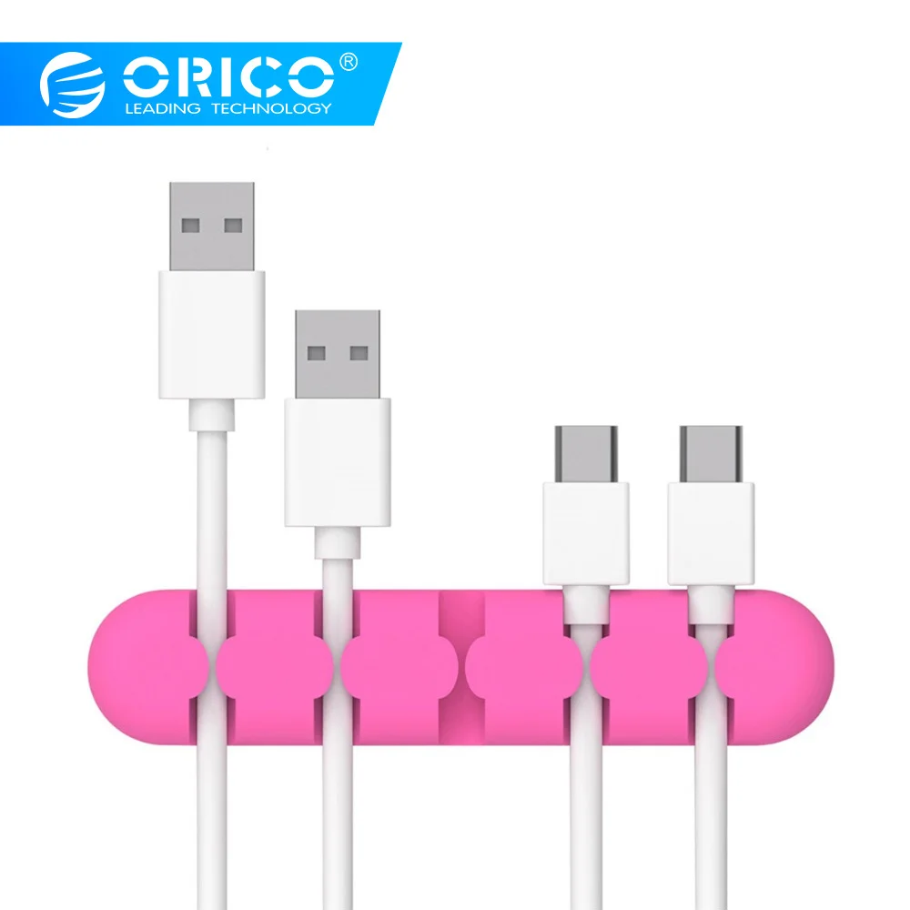 

ORICO Wire Organizer Desktop Clips Cord Cable Winder Management Headphone Cord Holder For iPhone Charging Data Line