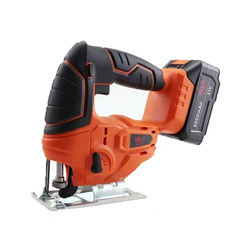 

21V Jig Saw Power Tool Cordless Jigsaw Quick Blade Change Electric Saw LED Light Guide
