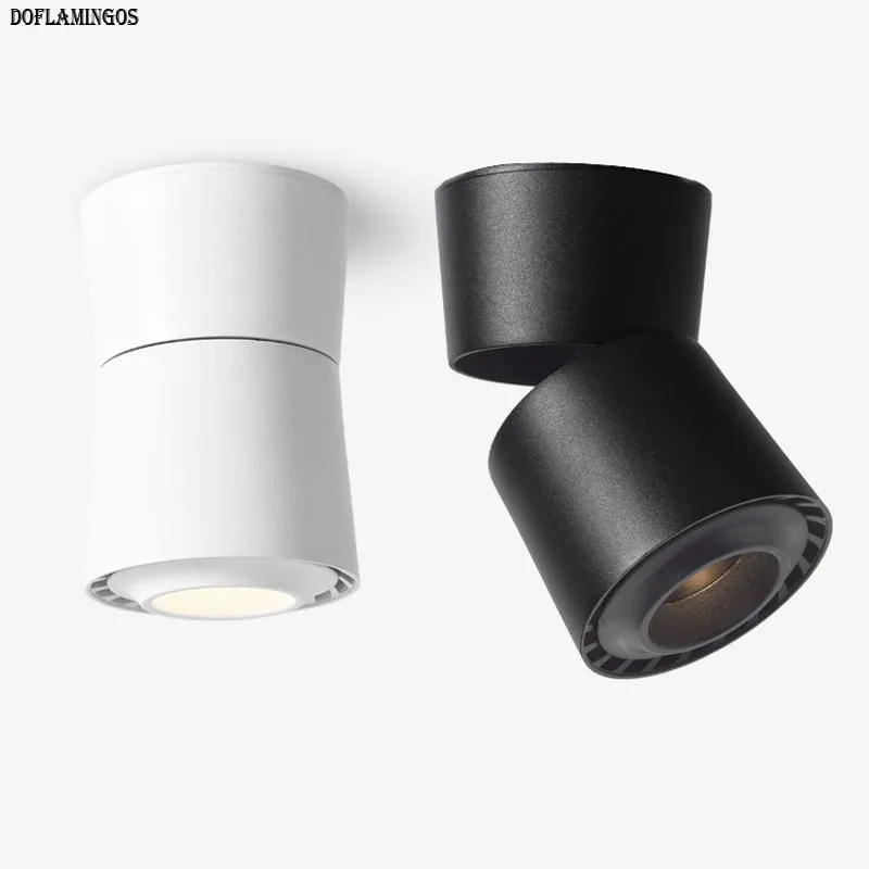 NEW high quality RA90 LED Spotlight 12W 355 degree rotation Aisle lamp