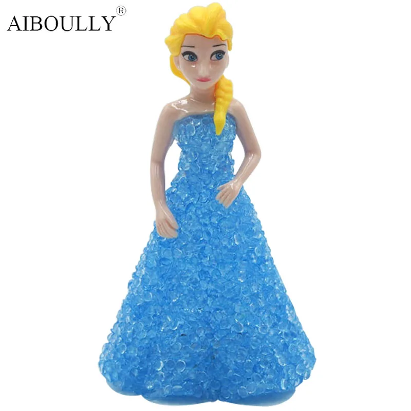 

Plastic Crystal Snow Elsa Romance colorful Nightlight Wholesale Princess Elsa Anna LED Lamp Creative Gifts Color Random