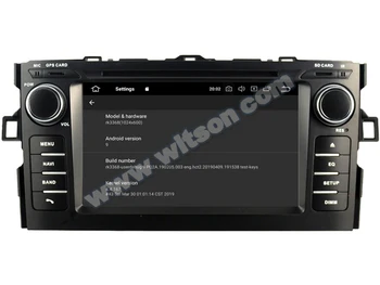 

7" Android 9.0 Pie OS Car DVD Multimedia Navigation GPS Radio for Toyota Auris E150 2006-2012 with 256GB External HDD Support