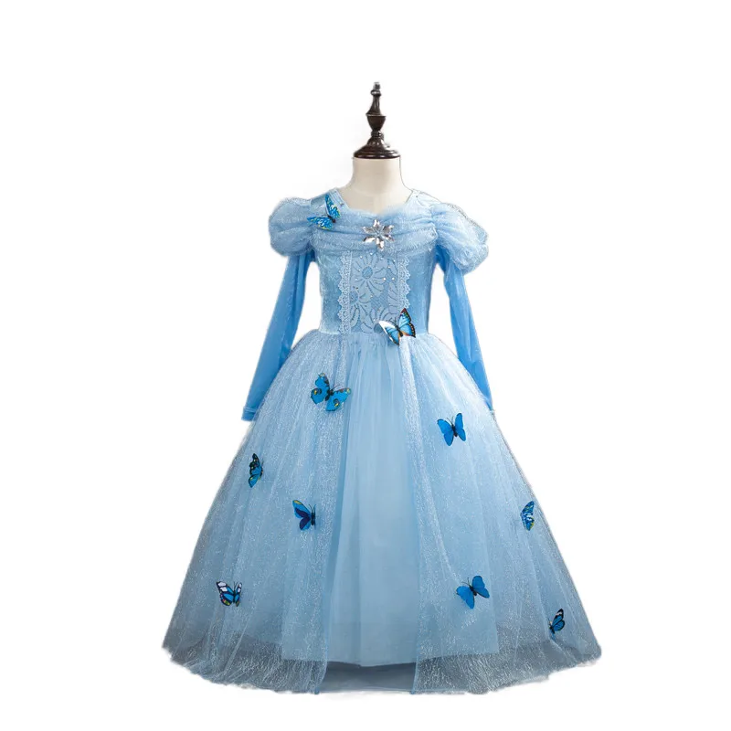 

JKP autumn and winter Halloween dress girls dress spring and summer children long-sleeved cute dress ball SW-28