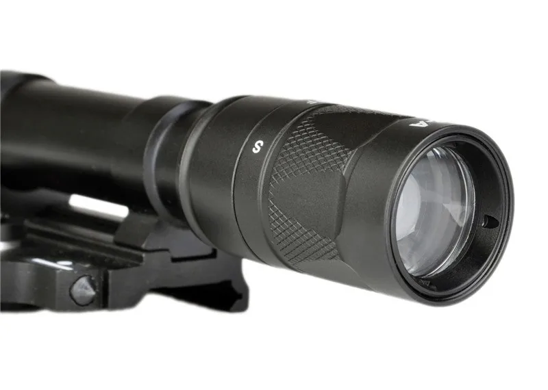 Tactical flashlight with tail switch M620W cree Q5 SCOUT LIGHT LED FULL NEW VERSION black DE (4)