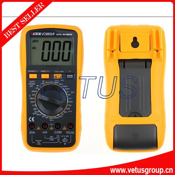 

VICTOR VC9802A+ True RMS low price digital multimeter