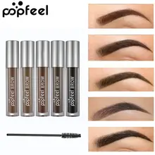 1 комплект долговечная водостойкая гелевая жидкая подводка для бровей окрашенная крем-палочка для бровей с кистью Косметика для глаз принадлежности для макияжа комплект