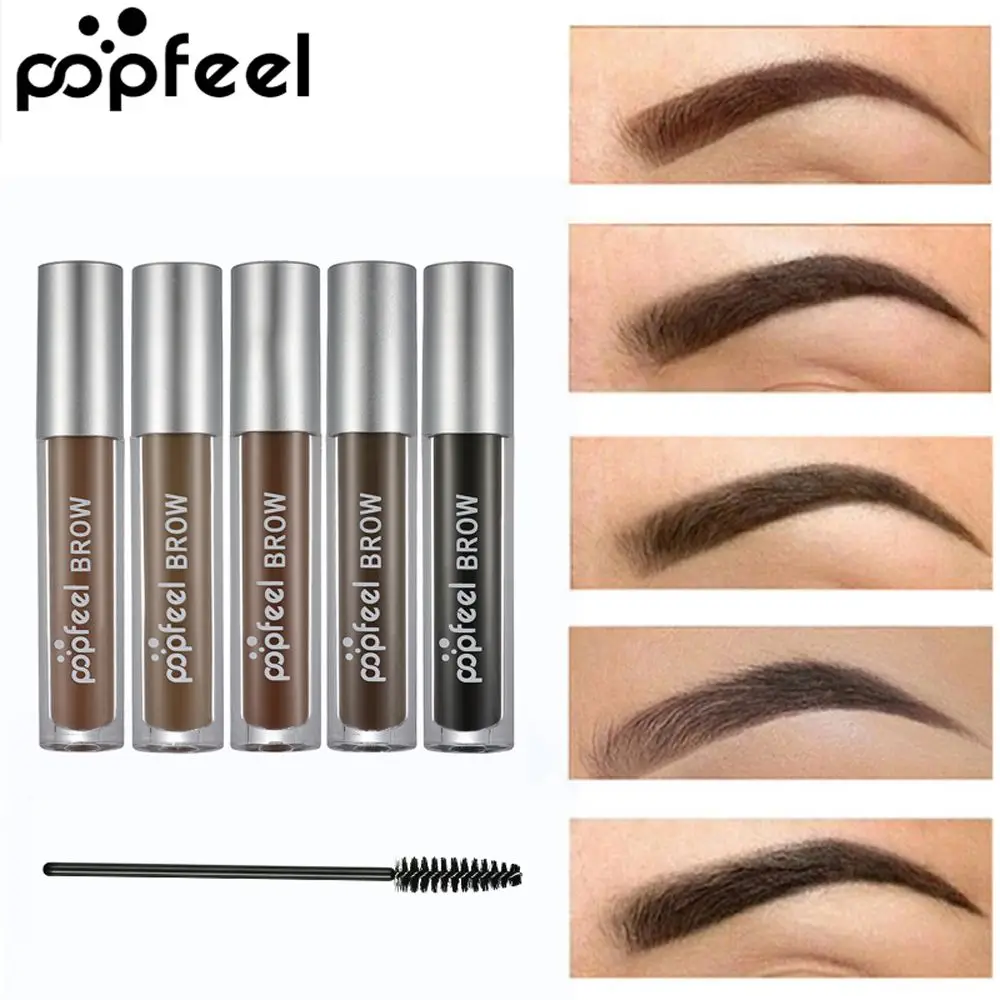 1 Set Long Lasting Waterproof Gel Liquid Eyebrow Dyed Brow Cream Stick