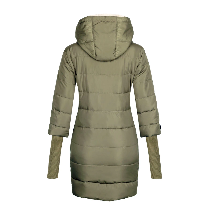 womens long duvet coat