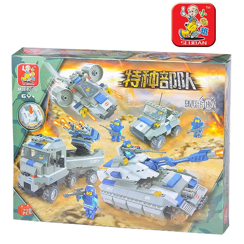 0210 746P Military Special forces Constructor Model Kit Blocks Compatible LEGO Bricks Toys for Boys Girls Children Modeling