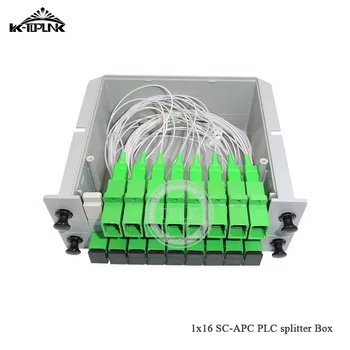 

30pcs 1*16 SC-APC Cassette Box Single Mode CATV FTTH PLC Splitter Card Inserting Module factory price cassette box