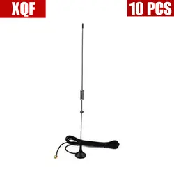 XQF 10 шт. na Dual Band ut-106 SMA женский мобильная антенна для Baofeng UV-5R 888 S двухстороннее радио УКВ