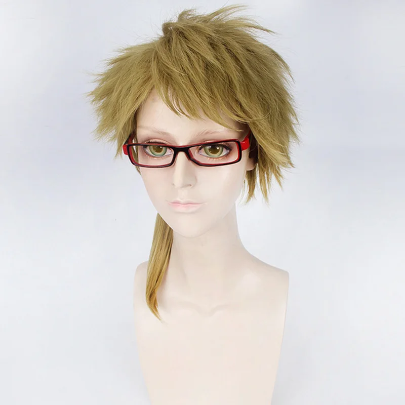 Coshome Bungo Stray Dogs Atsushi Nakajima Dazai Osamu Cosplay Costume Wigs Men Women Short Peluca (9)