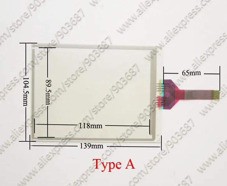 T0 Touch Screen Panel Glass 4PP220-0571-45 Rev T0 For B/&R 4PP220.0571-45 Rev