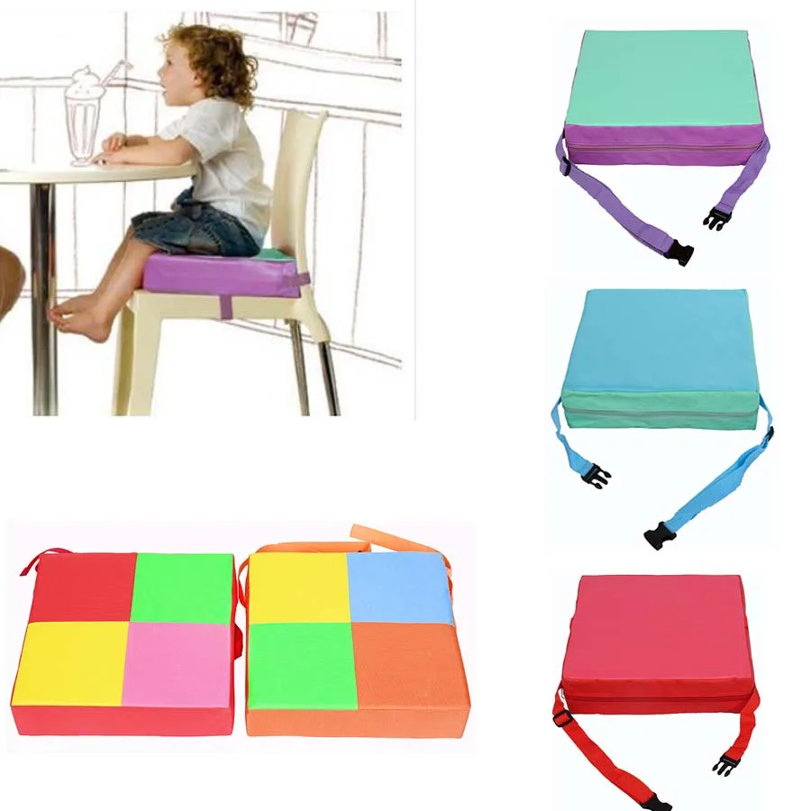Anti slip Booster Seat Cushion Detachable Children Dining Pad Chair Seat Matress 32.5X32.5X8 cm
