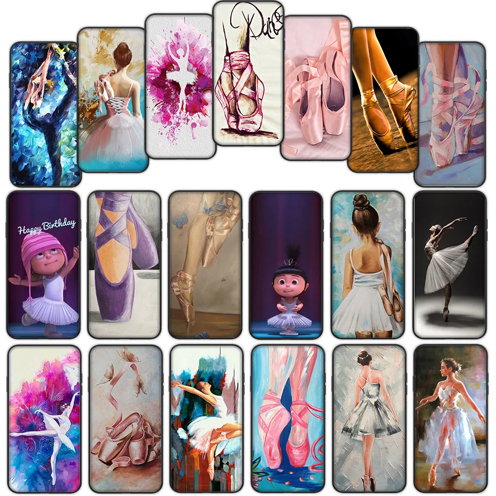 

Ballet Girl Shoes Ballerina Soft Cover Case for Xiaomi Mi6 Mi9 Mi8 Lite SE A1 A2 Lite Pocophone F1 MAX 3