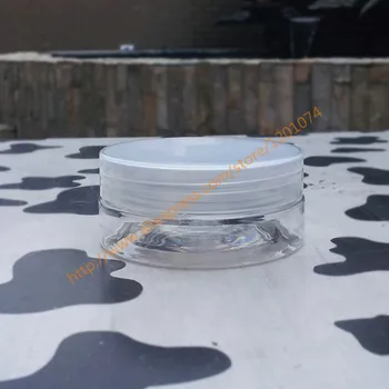 

150ml PET Clear Jar Plastic Storage wtih PP Cap All transparent Cream Container Cosmetic Packaging with clear PP lid