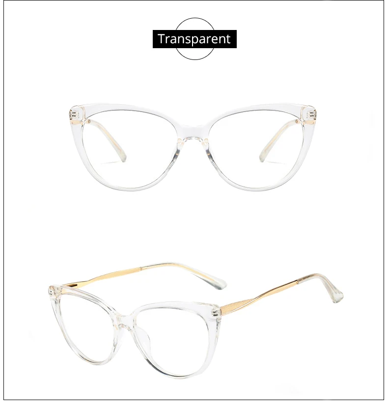 Ralferty очки прозрачные, оправа Женские винтажные прозрачные очки по рецепту оптическая оправа с линзами при миопии кошачий глаз F95191