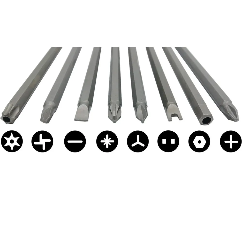 US $23.99 32pc Extra Long Security Power Bit Set 6 150mm Length 14 Shank Tamperproof Torx CrV