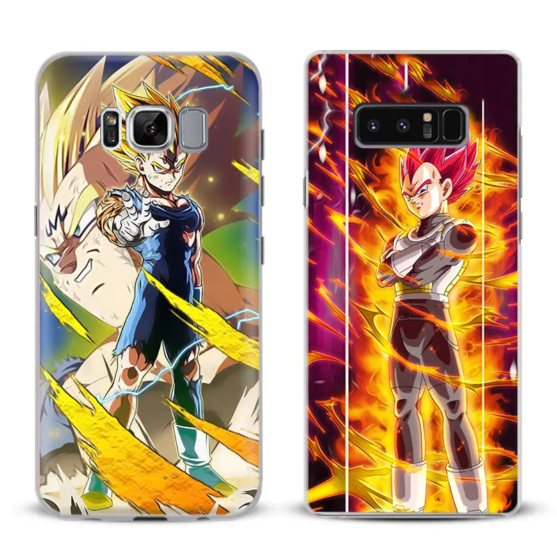 

Dragon Ball Z DBZ Vegeta Phone Case For Samsung Galaxy S4 S5 S6 S7 Edge S8 s9 Plus Note 8 2 3 4 5 A5 A7 J5 2016 J7 2017 Cover