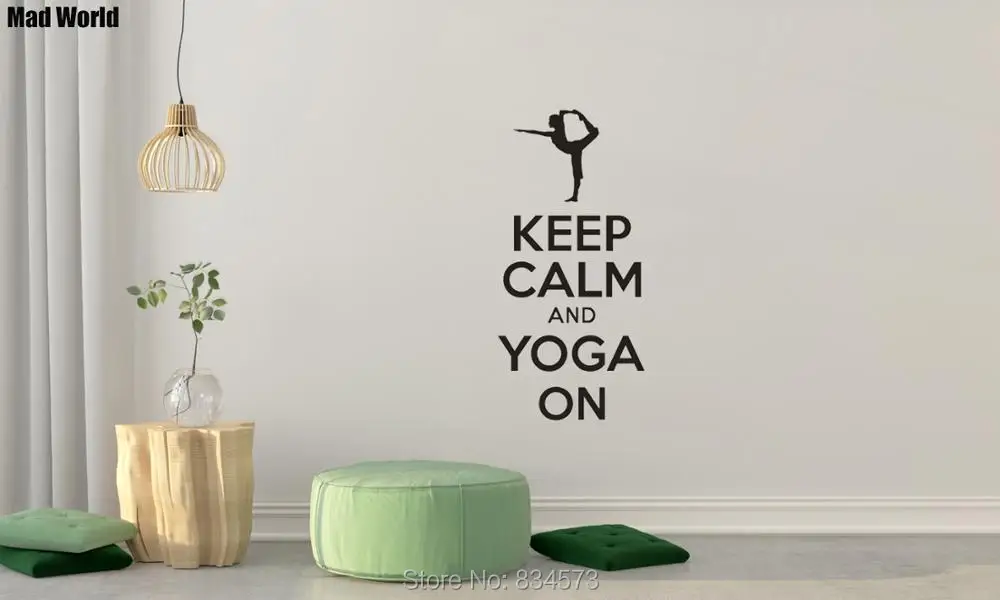 Keep Calm And Yoga On Workout Motivational 56 118h 47 99h  37 78h 3