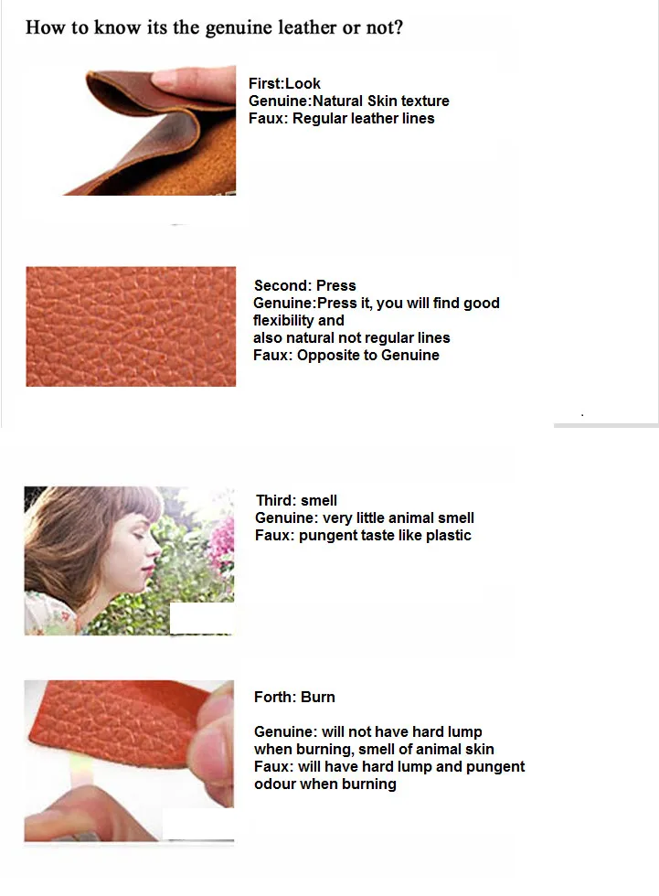 How to know its the genuine leather or not