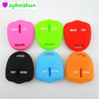 

For Mitsubishi Silicone Key Case for Xinyuexin ASX Outlander Lancer EX Galant Pajero 2 Buttons Remote Car Key Jacket