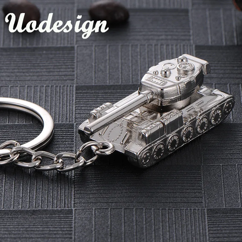

Udesign 3D World of Tanks Key chain Metal Key Rings For Gift Chaveiro Car Keychain Jewelry Game Key Holder Souvenir