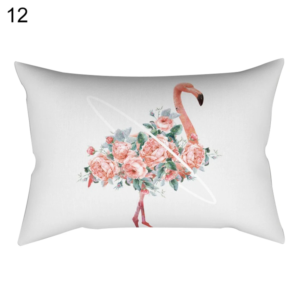 30x50 см наволочка чехол для подушки дизайн фламинго|designer pillowcases|pillow cushion case
