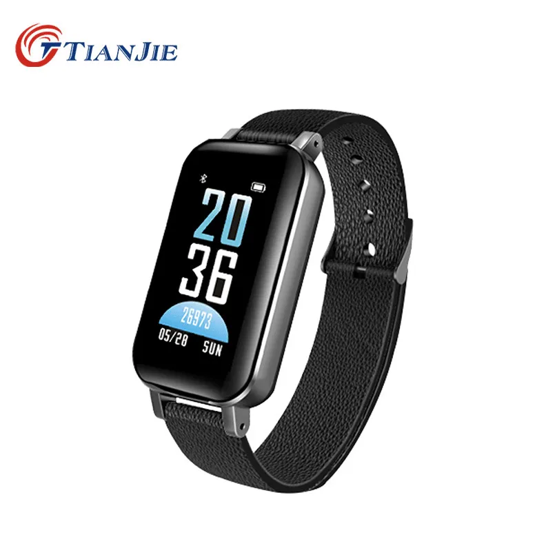 

Tianjie T89 smart dual Headphone Fitness Bracelet Heart Rate Monitor Blood Pressure Tracker Wristband Sport Watch for Men Women