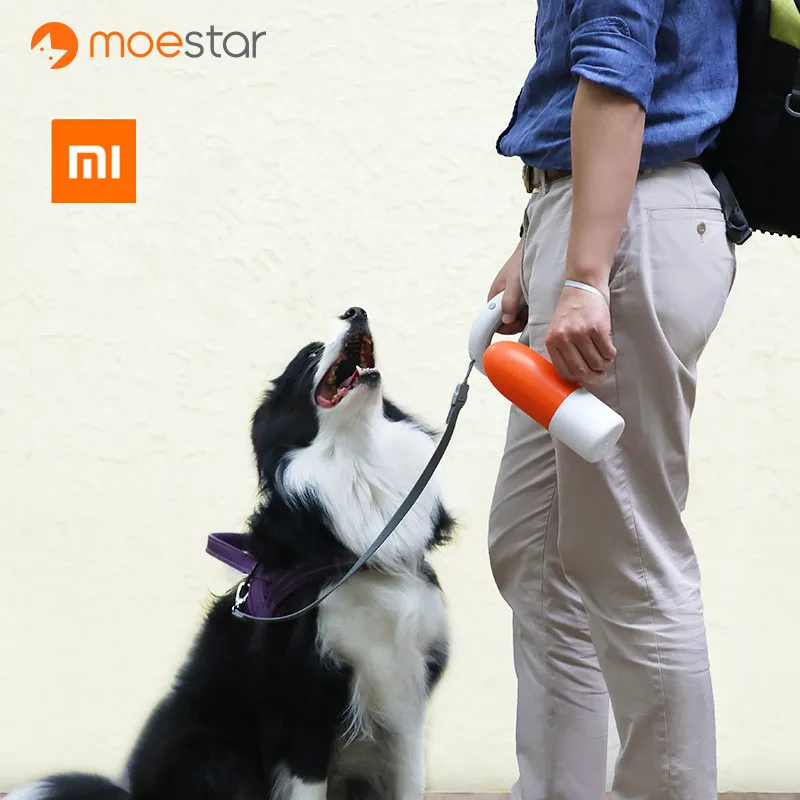 XIAOMI Mijia MOESTAR ROCKET 270 мл портативная бутылка для воды для собак модная переноска для животных диспенсер для бутылки воды