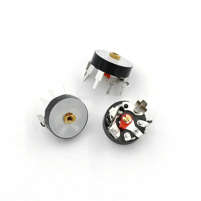 

10PCS/LOT Radio Potentiometer RV12MM B503 B50K Power Amplifier Volume Potentiometer With Switch Corner Pin