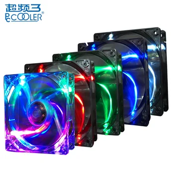 

PCCOOLER 12cm 3 Pin CPU Cooling Fan Multiple Colors Colorful LED 120mm Silent Computer Case Cooler PC Cooling Fans