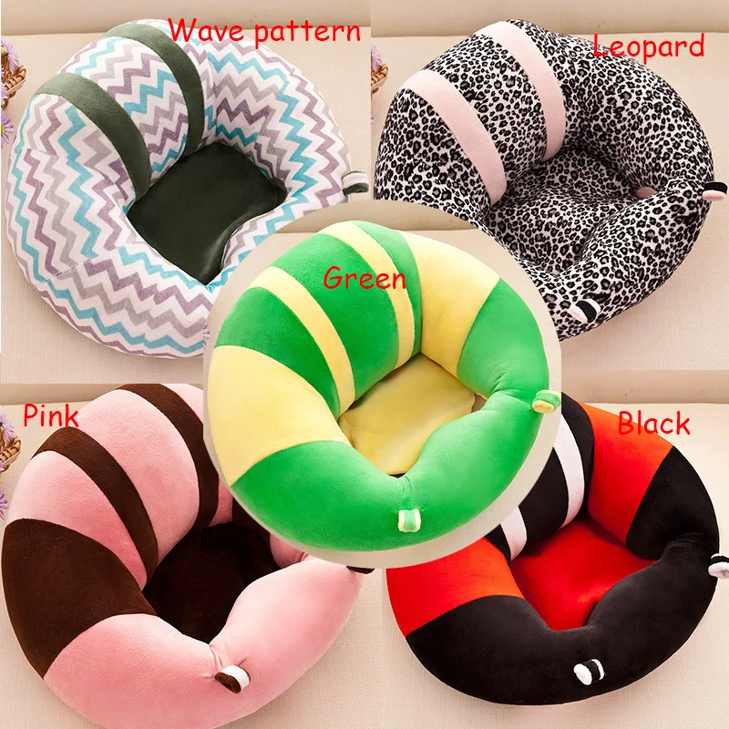 Rosiky Baby Support Seat Plush Soft Baby Sofa Infant Learning To Sit Chair Keep Sitting Sofa Portable Seat For Baby