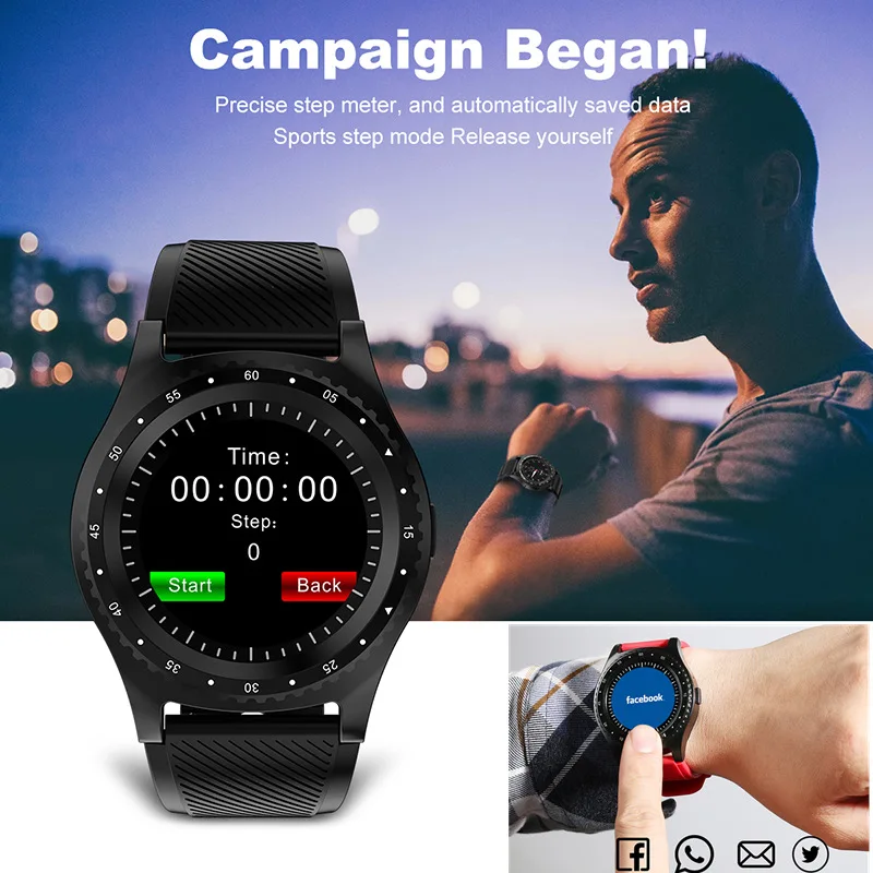 

Newest Interpad L9 Smart Watch With Camera Bluetooth Sports Watch Fitness Monitor Support SIM Card Smartwatch For Xiaomi Huawei