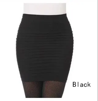 

Cheapest New Fashion 2019 Summer Women Skirts High Waist Candy Color Plus Size Elastic Pleated Short Skirt BQ-1