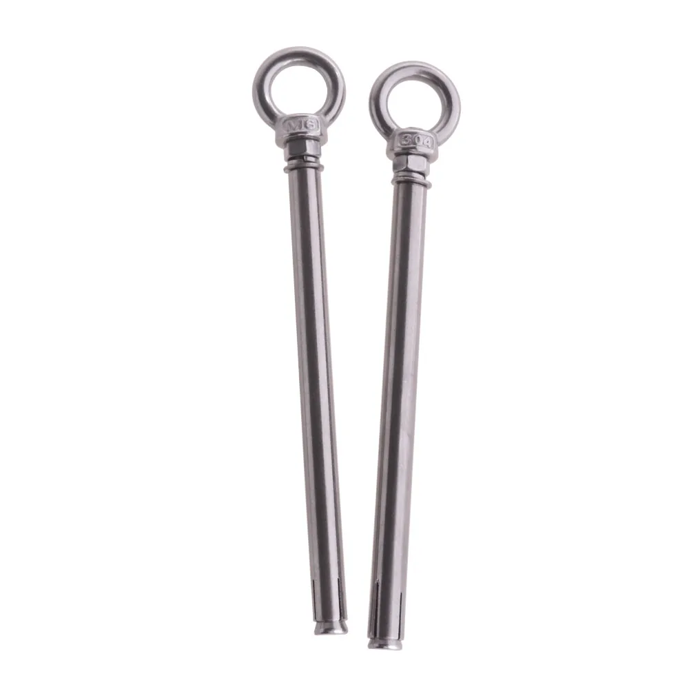 

M6x150mm 304 Stainless Steel Ring Internal Expansion Lifting Expansion Eyebolt Pack of 2