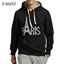 E-BAIHUI 2016 neue winter Hoodies Baumwolle Sweatshirts paris Druck männer Hoodies swag Trainingsanzug mens wear WY002