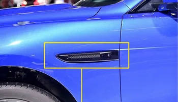 

ABS Gloss Black Side Fender Air Vent Outlet Cover Trim For Jaguar XE XF XFL F-Pace f pace X761 Car Styling Set of 2 pcs