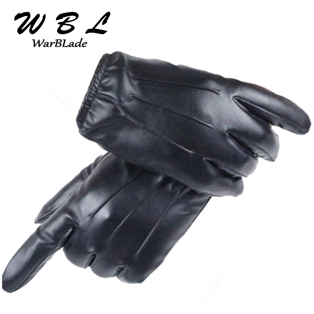 Guantes тактильные перчатки женские перчатки с сенсорным экраном Мужские кожаные перчатки Осень Зима полный палец унисекс luvas WarBLade