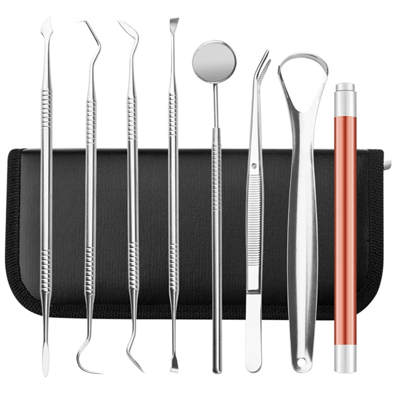 Стоматологический набор инструментов из нержавеющей стали удаление зубного камня стоматологический персональный гигиенический набор 5 в 1 комбо инструменты инструмент стоматологическое лабораторное оборудование