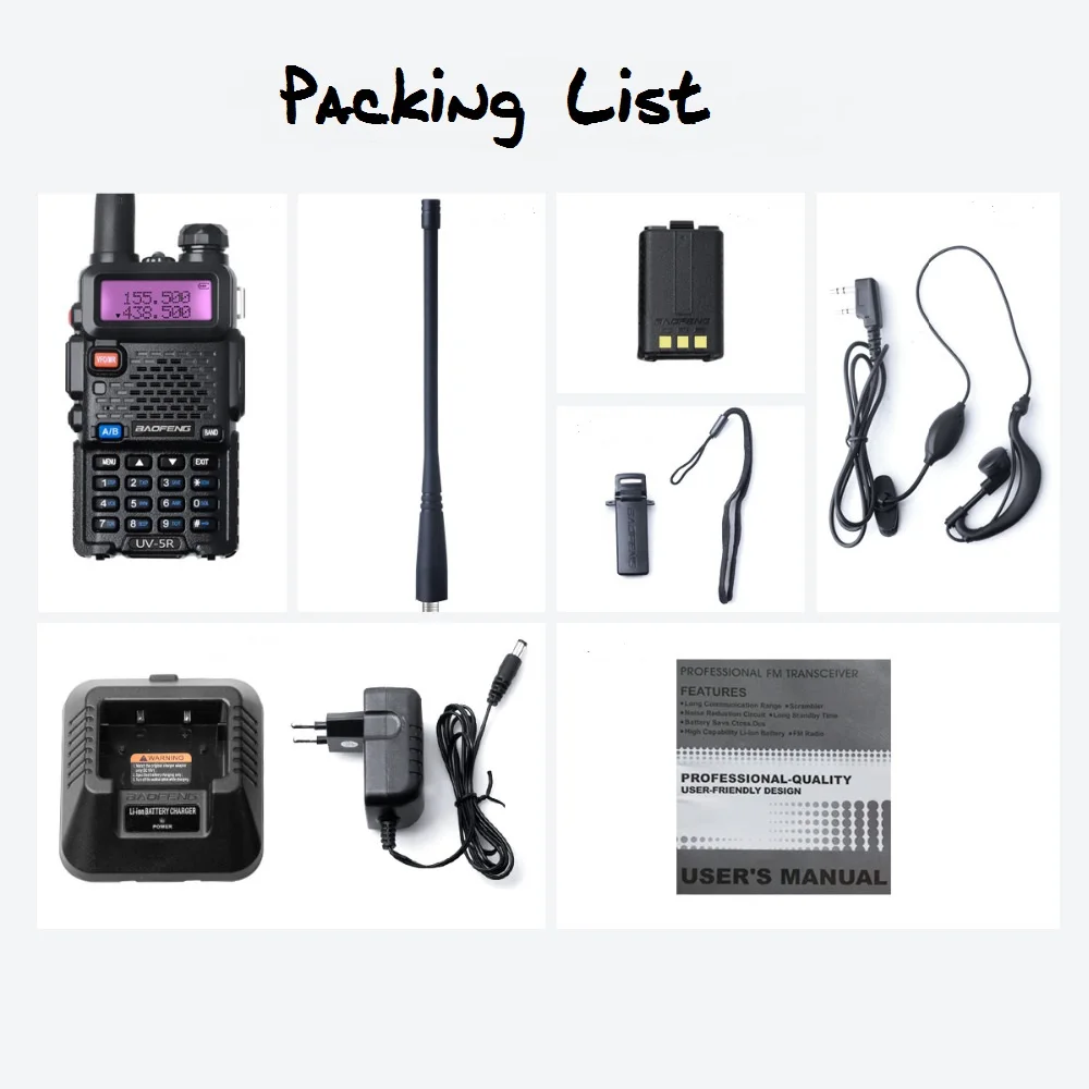 Мини рация Baofeng UV 3R + Plus Двухдиапазонная 5 Вт 136 174/400 520 МГц|walkie talkie dual band|walkie talkiebaofeng