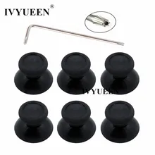 IVYUEEN 6 pcs Black 3d Analog Joystick Stick for XBox One X Elite S font b